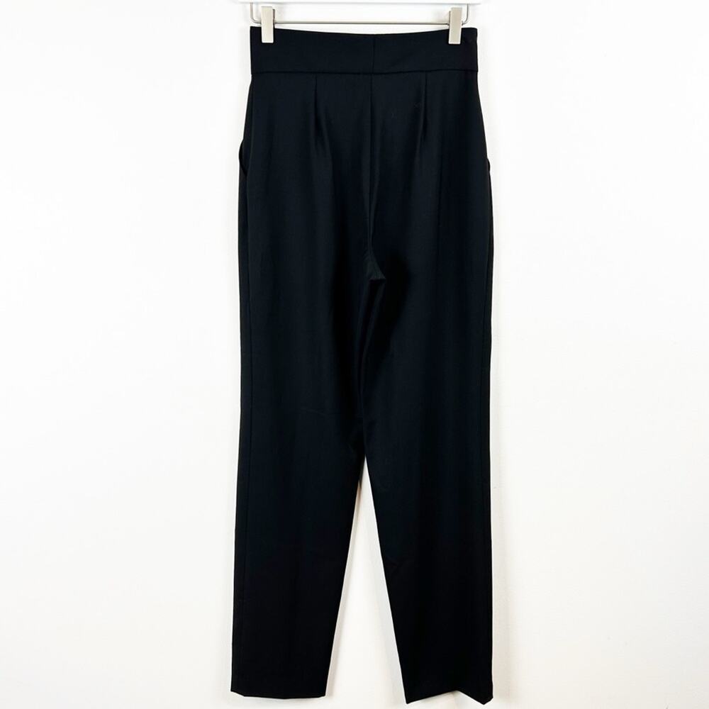 Rachel Antonoff Black High Rise Staight Leg Trousers Size 2 - Picture 5 of 5